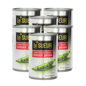 Le Sueur Very Young Small Sweet Peas 6 Pack (425g per pack)