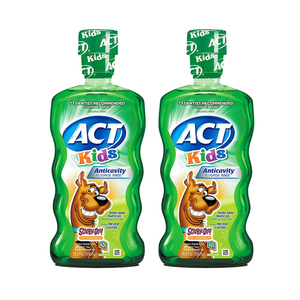 Act Kids Kiwi Watermelon Mouthwash 2 Pack (499.7ml per pack)