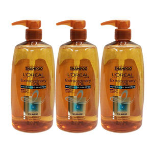 L'Oreal Paris Extraordinary Oil Nourishing Shampoo 3 Pack (1L per pack)