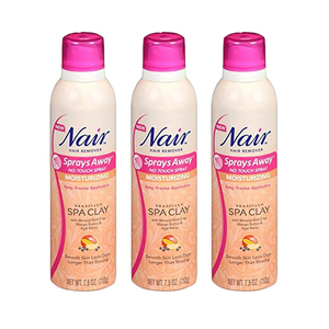 Nair Hair Remover Sprays Away Mango Butter Spa Clay 3 Pack (212g per pack)