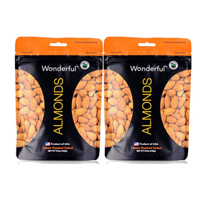 Wonderful Classic Roasted Salted Almond 2 Pack (318g per pack)