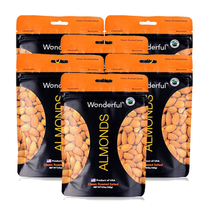 Wonderful Classic Roasted Salted Almond 6 Pack (318g per pack)