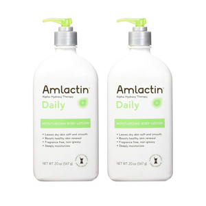 Amlactin Daily Moisturizing Body Lotion 2 Pack (567g per pack)