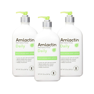Amlactin Daily Moisturizing Body Lotion 3 Pack (567g per pack)
