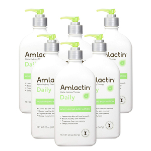Amlactin Daily Moisturizing Body Lotion 6 Pack (567g per pack)