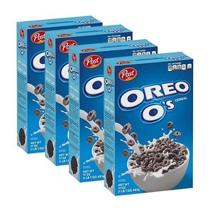 Post Oreo O's Cereal 4 Pack (481g per Box)