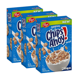 Post Original Chips Ahoy! Cereal 3 Pack (538g per Box)