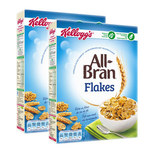 Kellogg's All-Bran Flakes Cereal 2 Pack (750g per Box)