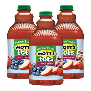 Mott's for Tots Mixed Berry 3 Pack (181g per Bottle)