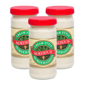 Morehouse Cream Style Horseradish 3 Pack (170g per Jar)