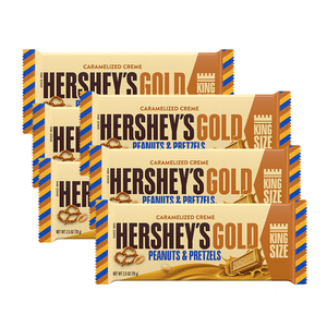 Hershey's Gold Candy Bar Caramelized Creme 6 Pack (70g per pack)