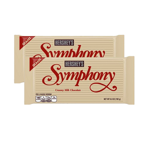 Hershey's Symphony Creamy Milk Chocolate Bar 2 Pack (192g per pack)