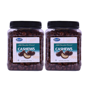 Superior Milk Chocolate Covered Cashews 2 Pack (1.36kg per pack)
