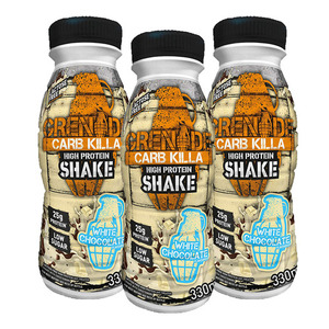 Grenade Carb Killa White Chocolate High Protein Shake 3 Pack (330ml per Bottle)