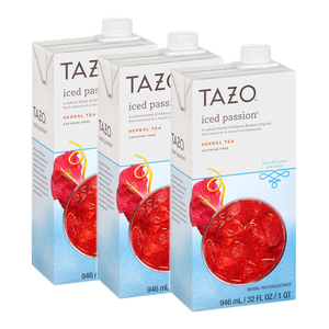 Tazo Iced Passion Concentrate Herbal Tea 3 Pack (946ml per Pack)