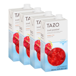 Tazo Iced Passion Concentrate Herbal Tea 4 Pack (946ml per Pack)