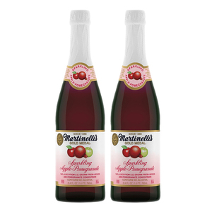 Martinelli's Sparkling Apple-Pomegranate Juice 2 Pack (750ml per Bottle)