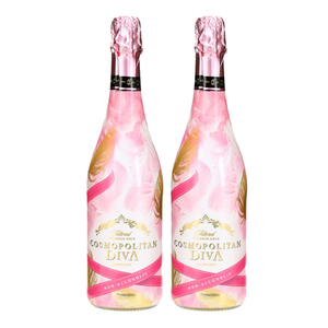 Cosmopolitan Diva Non-Alcoholic Sparkling Juice 2 Pack (750ml per Bottle)