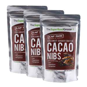 The Superfood Grocer Coconut Sugar Coated Cacao Nibs 3 Pack (227g per Pack)