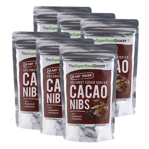 The Superfood Grocer Coconut Sugar Coated Cacao Nibs 6 Pack (227g per Pack)