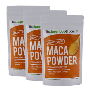 The Superfood Grocer Organic Maca Powder 3 Pack (100g per Pack)