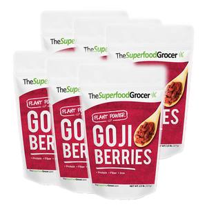The Superfood Grocer Goji Berries 6 Pack (227g per Pack)