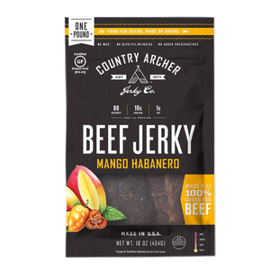 Country Archer Mango Habanero Beef Jerky 454g