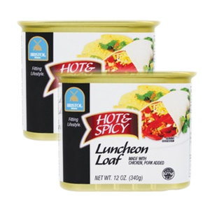 Bristol Hot & Spicy Luncheon Loaf 2 Pack (340g per Can)