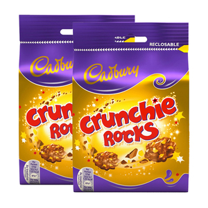 Cadbury Crunchie Rocks Milk Chocolate 2 Pack (110g per Pack)