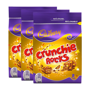 Cadbury Crunchie Rocks Milk Chocolate 3 Pack (110g per Pack)
