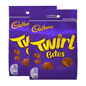 Cadbury Twirl Bites Milk Chocolate 2 Pack (109g per Pack)