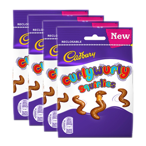 Cadbury Curly Wurly Milk Chocolate 4 Pack (110g per Pack)