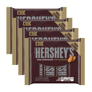 Hershey's Milk Chocolate with Almonds Bar 4 Pack (6x41g per Pack)