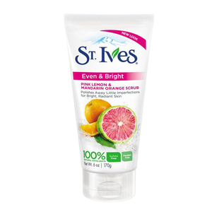 St. Ives Even & Bright Pink Lemon & Mandarin Orange Face Scrub 170g