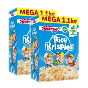 Kellogg's Rice Krispies Cereal 2 Pack (1.1kg per Box)