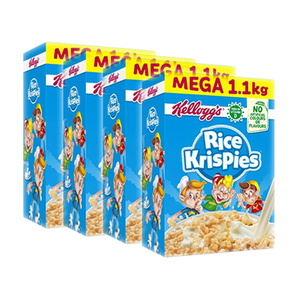 Kellogg's Rice Krispies Cereal  4 Pack (1.1kg per Box)