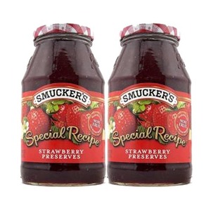 Smucker's Special Recipe Strawberry Preserves 2 Pack (907g per Jar)