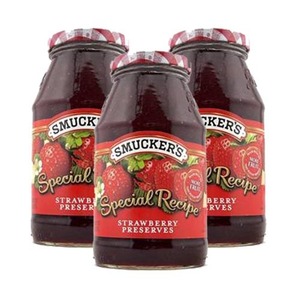Smucker's Special Recipe Strawberry Preserves 3 Pack (907g per Jar)