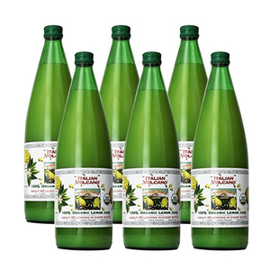 Italian Volcano Organic Lemon Juice 6 Pack (1L per pack)