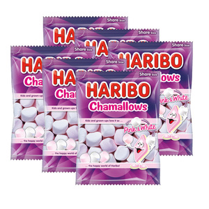 Haribo Chamallows Pink and White 6 Pack (140g per pack)
