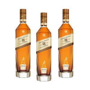 Johnnie Walker Aged 18 Years Blended Scotch Whisky 3 Pack (750ml per pack)
