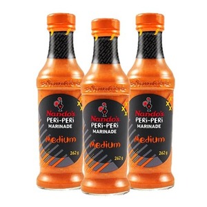 Nando's Medium PERi-PERi Marinade 3 Pack (262g per Bottle)