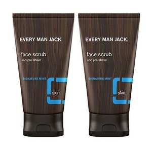 Every Man Jack Signature Mint Face Scrub 2 Pack (150ml per Tube)