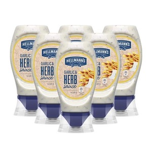 Hellmann's Garlic & Herb Sauce 6 Pack (250ml per Bottle)