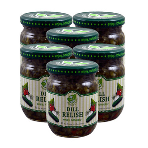 Natures Turn Dill Relish 6 Pack (411g per pack)