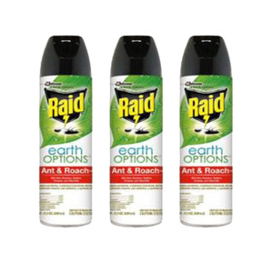 Raid Earth Options Ant and Roach 3 Pack (458.3ml per pack)