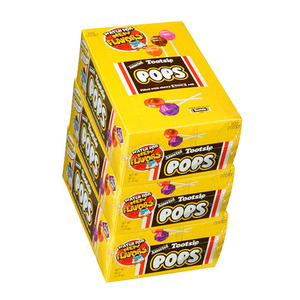 Tootsie Roll Assorted Pops 3 Pack (100's per pack)