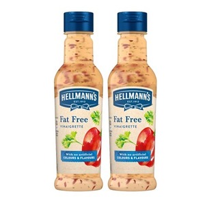 Hellmann's Fat Free Salad Dressing 2 Pack (210ml per Bottle)