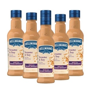Hellmann's Sesame and Soy Salad Dressing 6 Pack (210ml per Bottle)