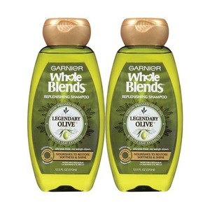Garnier Whole Blends Replenishing Shampoo 2 Pack (650ml per Bottle)